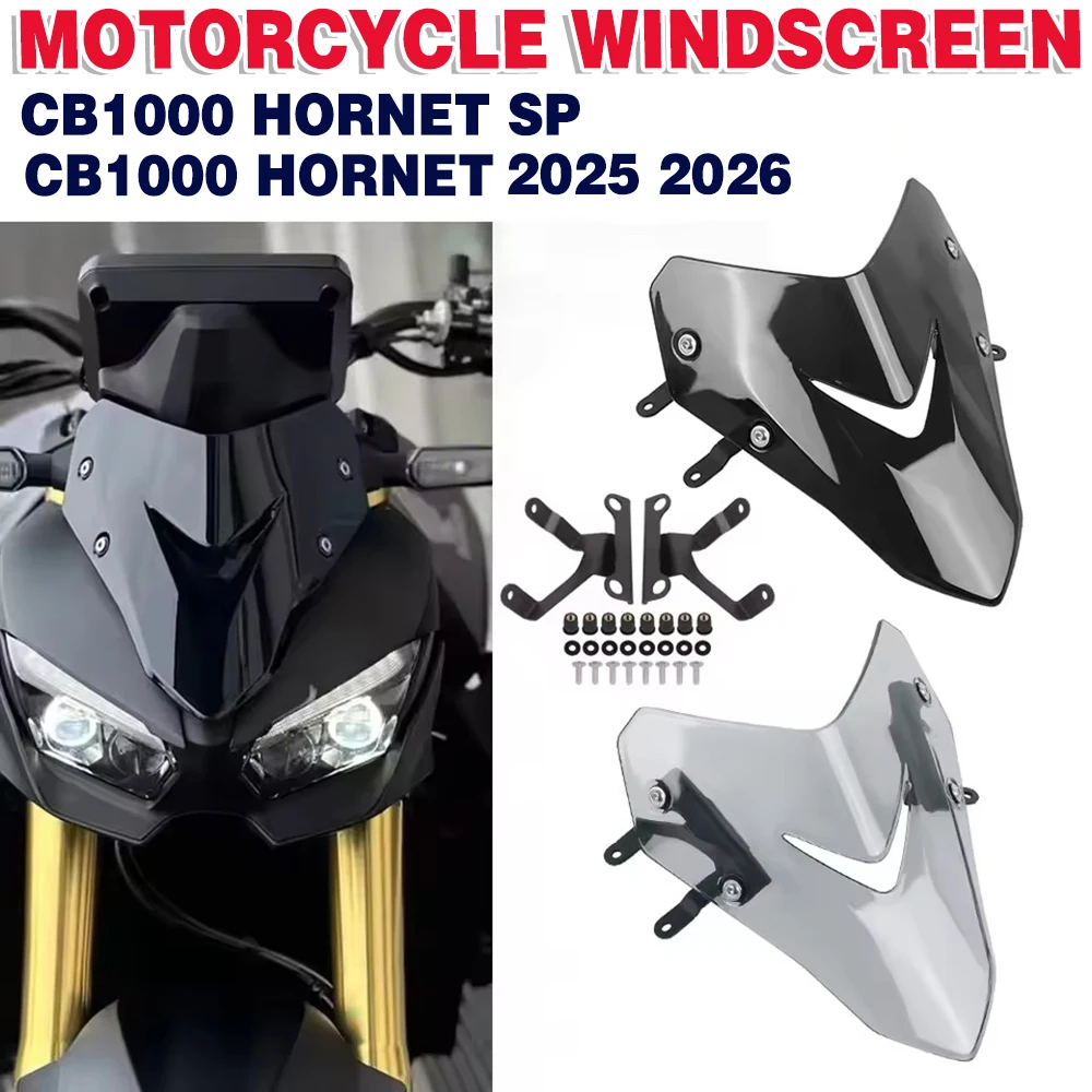 Sport Touring Windshield Meter Visor Wind Deflector Fairing Cover WindScreen Spoiler For Honda CB1000 Hornet CB 1000 SP 2025-UP