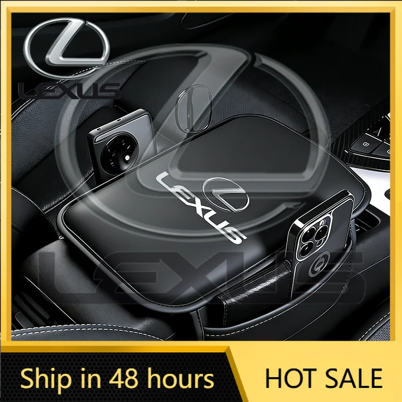 

2026 Hot Interior Stickers Car Arm Rest Cushion Storage Pad Armrest Box Protective Cover For Lexus F SPORT ES RX NX LS UX LM LX