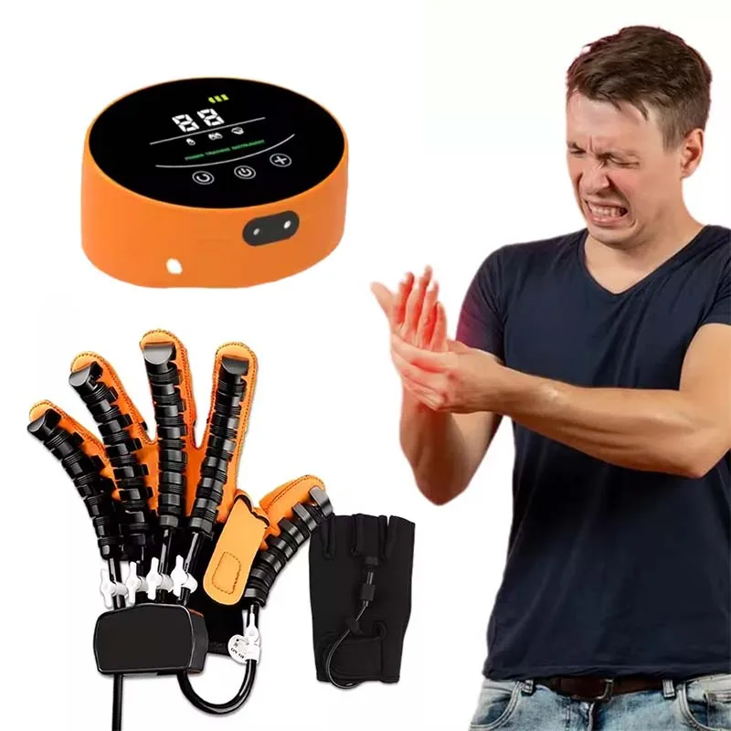 

Home Use Physiotherapy Exercise Equipment Rehabilitation Robot Hand Therapeutic Gloves for Elderly Paralysis and Stroke Patients