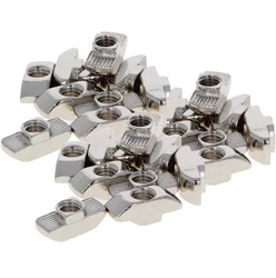 40 Series M4 M5 M6 M8 T-Nut For 4040 Aluminum profile Sliding Tee Nut Hammer T Fasten Connector 100 50 30Pcs