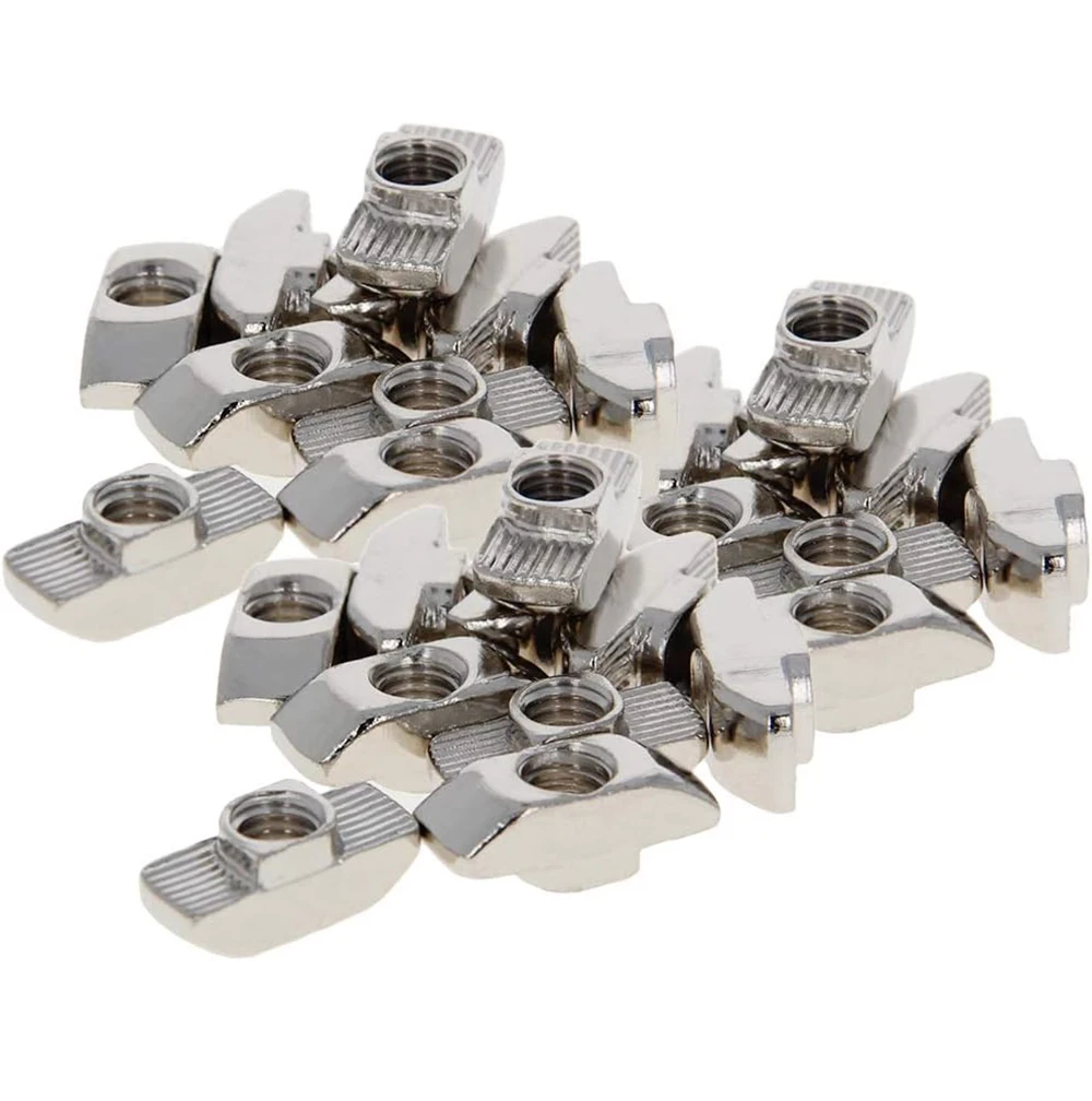 40 Series M4 M5 M6 M8 T-Nut For 4040 Aluminum profile Sliding Tee Nut Hammer T Fasten Connector 100 50 30Pcs