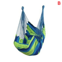 Colorful Soft Camping Rope Bed Fabric 120KG Home Garden Hammock Chair Swing Seat Hammock Swings Hanging Hammock