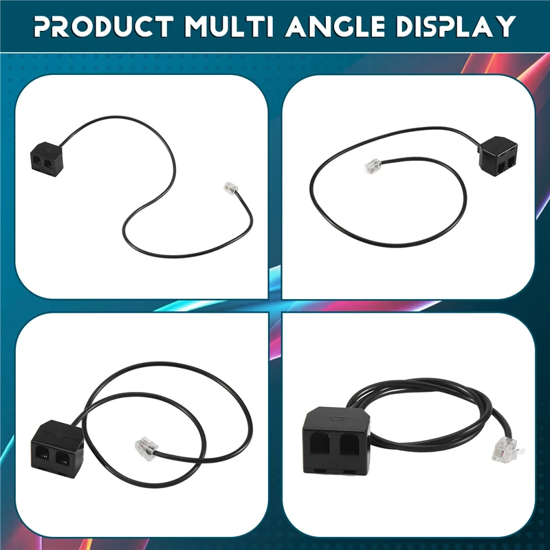 A29F-RJ9 4P4C Разъем «папа» и «мама» Телефонный адаптер Кабель Провод Телефонный удлинитель