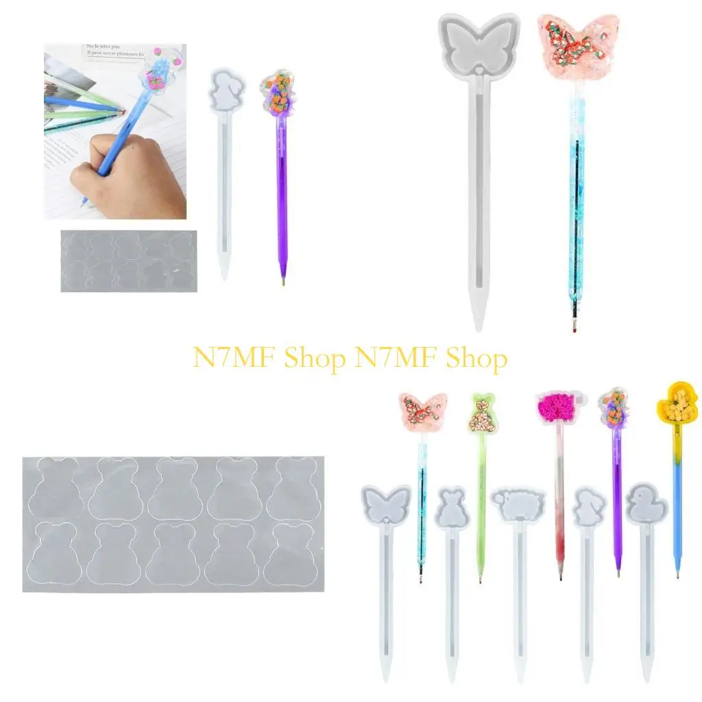 N7MF Versatile Silicone Molds DIY Crafts Moulds DIY Mold Film Jewelry Making Tools Perfect for DIY Making Sand Pens