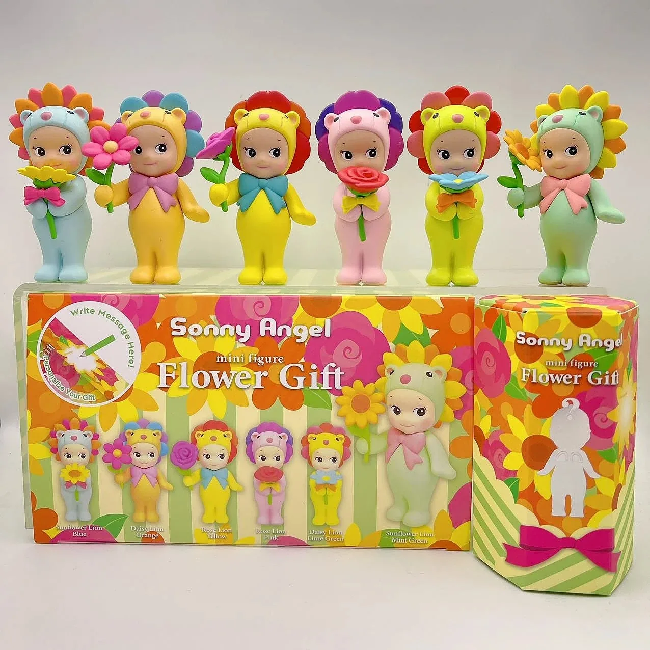 Nueva figura de Sonny Angel, caja ciega, regalos de flores, serie de figuras de Anime, adornos, modelo, muñecas para niños, juguetes de regalo, decoración del hogar