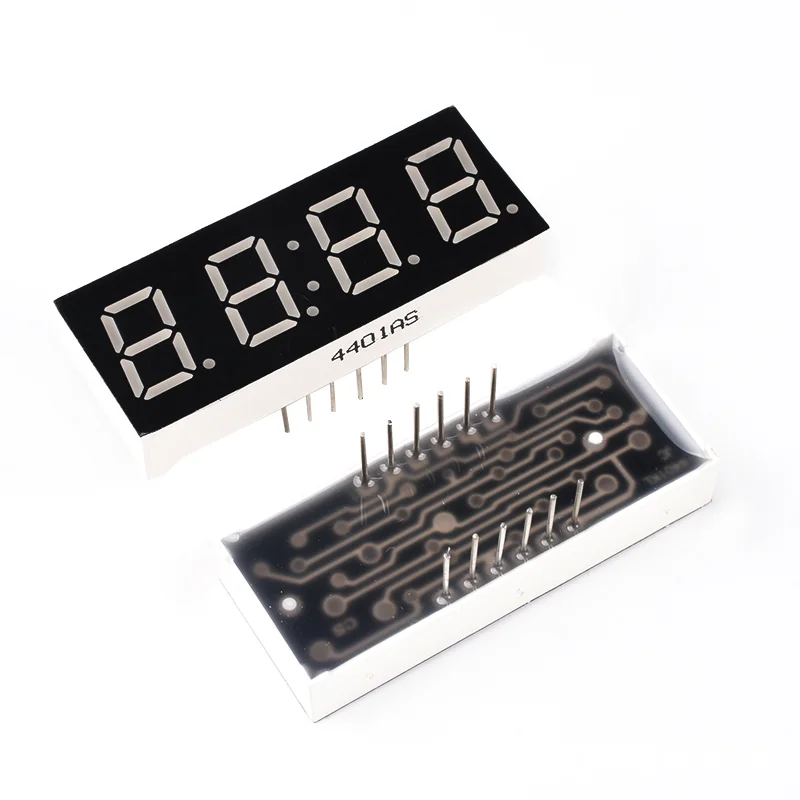 5Pcs 0.4 0.56 Inch 7 Segment LED 4 Bit Red Digital Tube Common Anode Cathode Segment Display Clock Electronic DIY