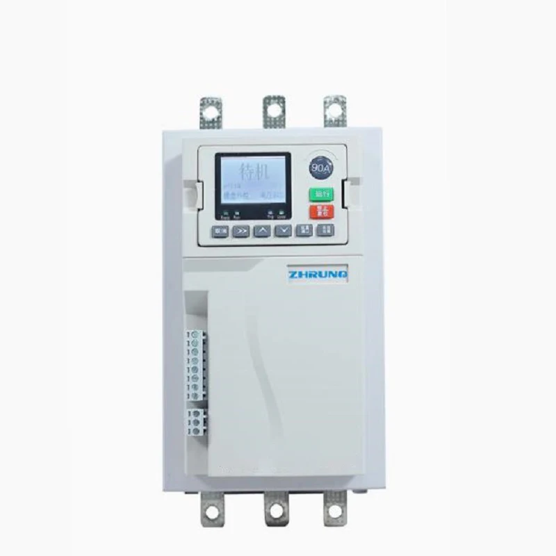 Online bypass soft starter 15KW 18.5KW 22KW 30KW suitable for three-phase asynchronous motors multi-language menu