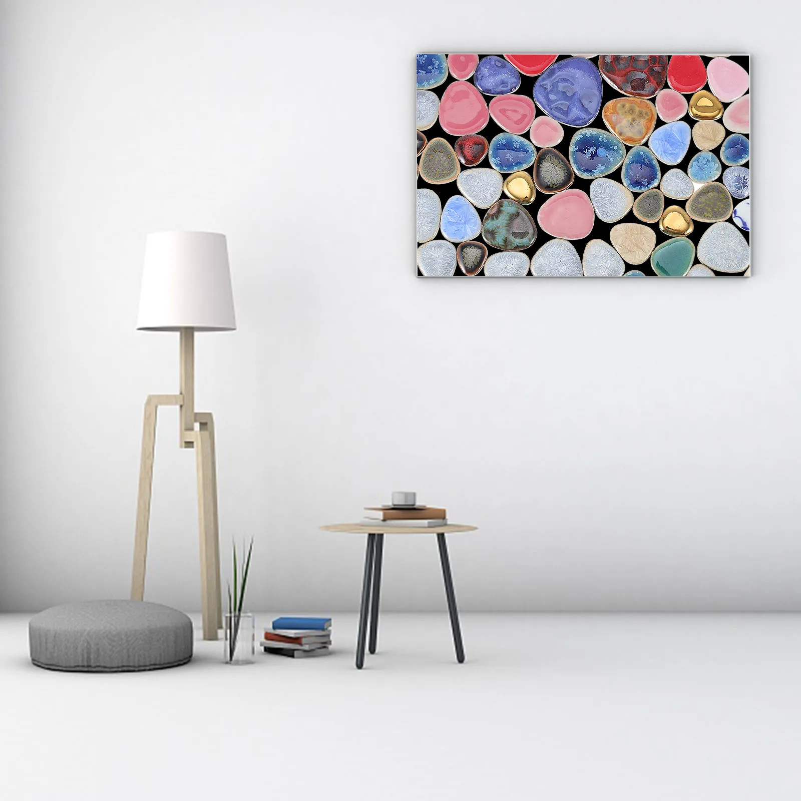 لتقوم بها بنفسك مادة البلاط السيراميك حصاة الحجارة غير النظامية شكل مصقول فسيفساء الحرفية الحجارة DIY بها بنفسك تجميع بلاط صنع حديقة المنزل #3