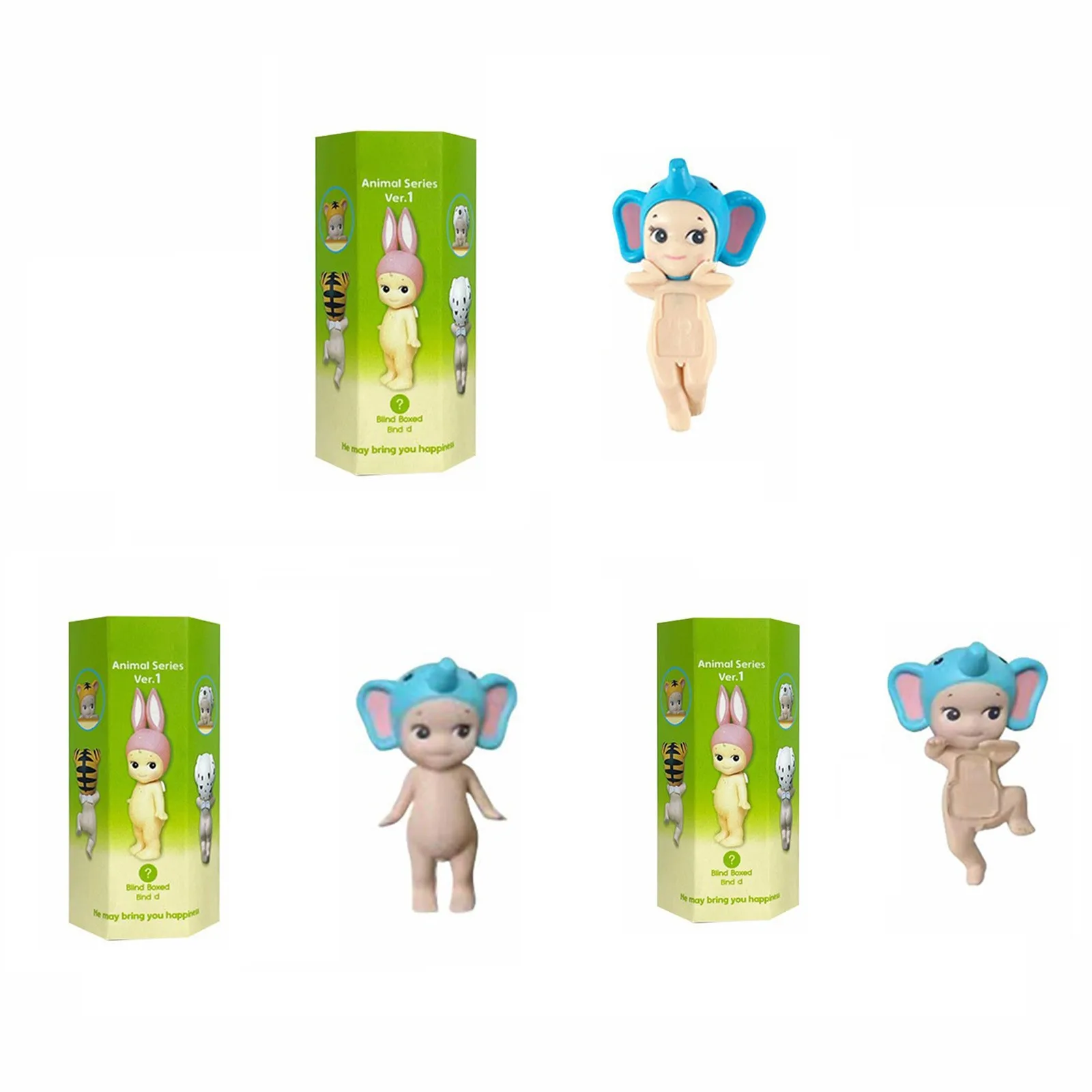 كشف العوالم الغامضة للعجائب المجنحة تمثال الملاك المثير للاهتمام في المفاجأة صندوق أعمى الملاك السائكين سلسلة الحلم الشكل