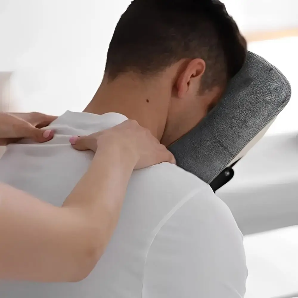 

New Comfortable U Shape Towel Soft Thickened Microfiber Treatment Neck Towel Face Cushion Pllowcase Facial Treatment