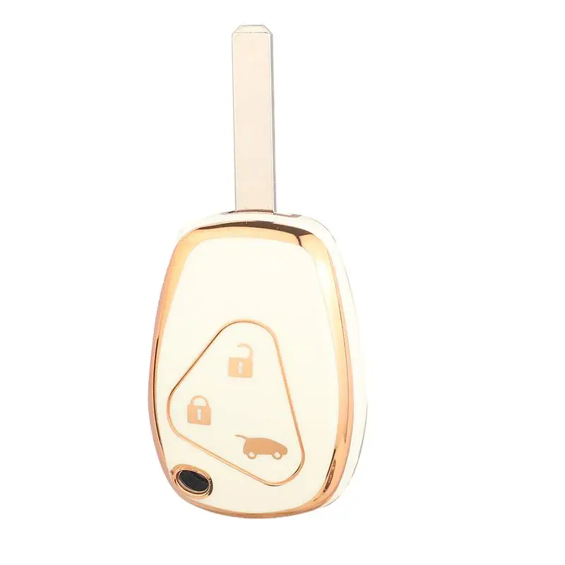 jingyuqin Remote TPU Car Key Case Fob For Renault Megane Laguna Modus Espace Duster Logan DACIA Sandero Fluence Clio Kangoo