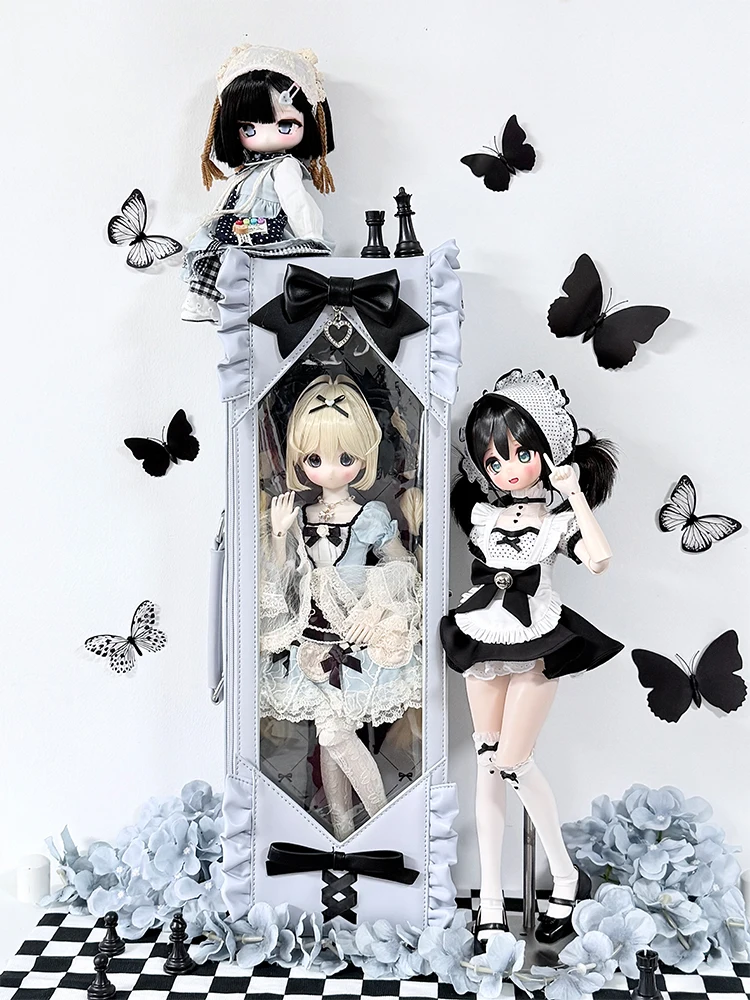 Original Kawaii 4 Points Bjd Baby Doll Bag Students Cute Doll Collection Bag Y2k Portable Crossbody Shoulder Bjd Shoulder Bags