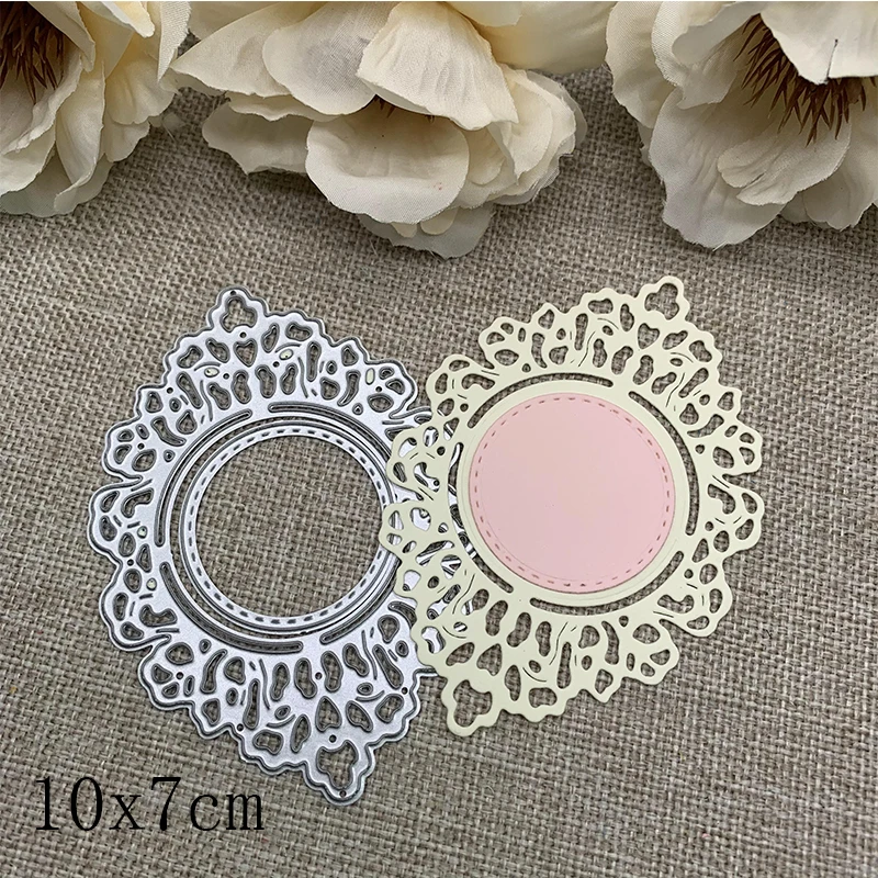 Christmas flower frame series Metal Cutting Dies Stencils For DIY Scrapbooking Decorative Handcraft Die Cutting Template Mold