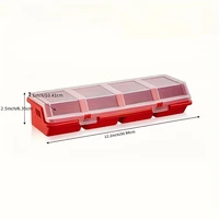 Petite boîte de rangement pour vis et pièces, organisateur de classification pour vis et composants 6