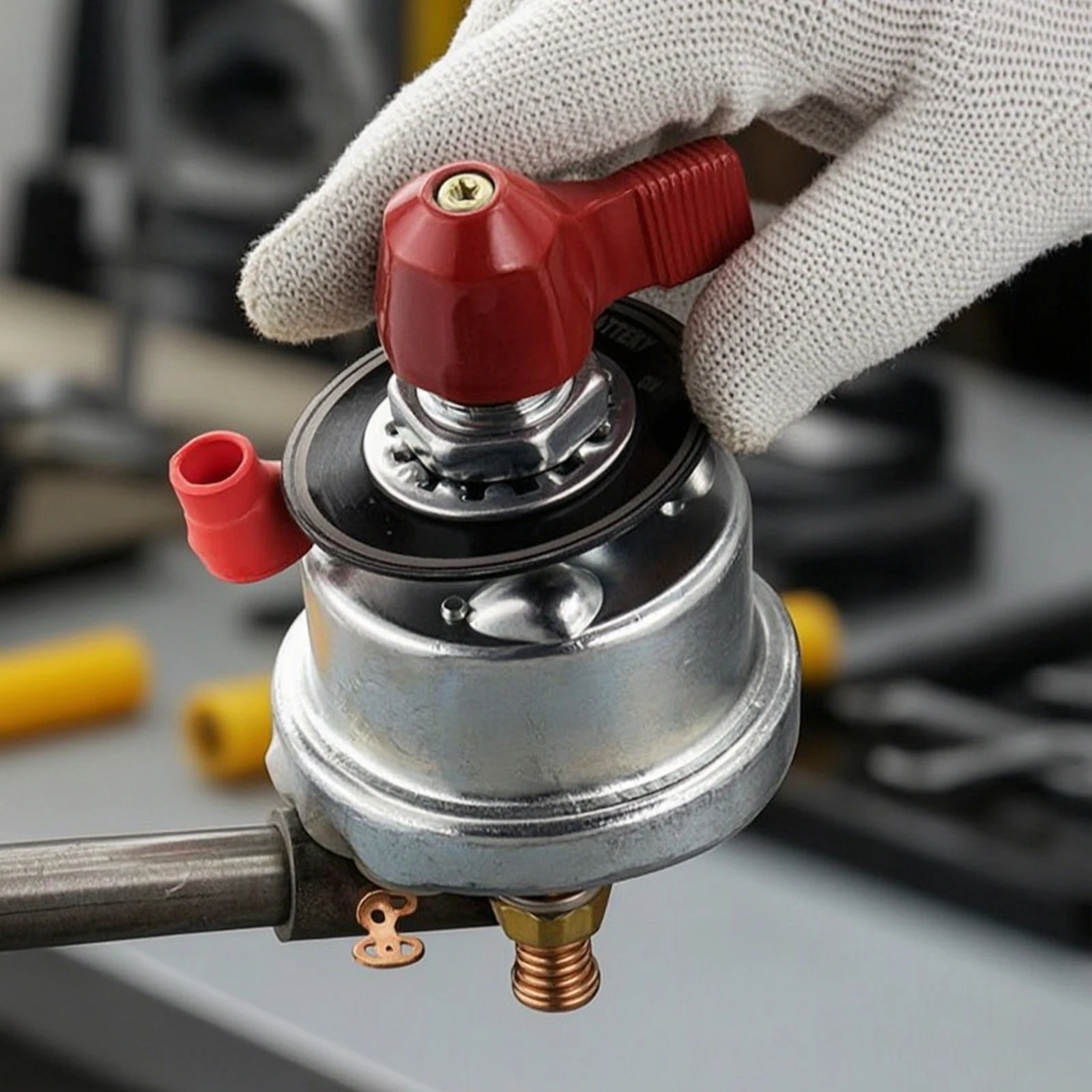 Battery Disconnect Switch 300A Battery Switch with Lugs Easy Installation Stable for RV, Marine view 3