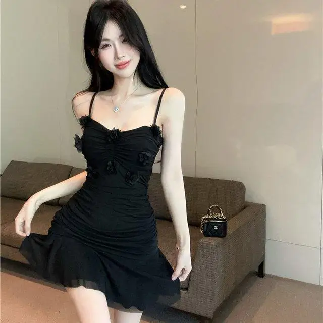 Abito sexy aderente a coda di pesce in rete patchwork a vita corta Estate Nuovo