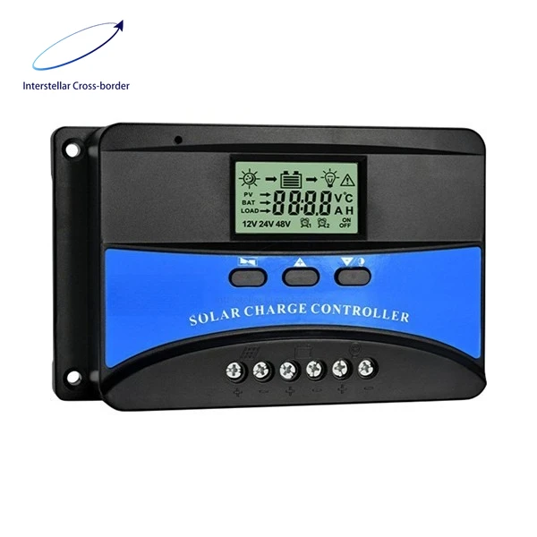 

1-Pack 130A Plastic Solar Charge Controller - Auto PV Controller with Overcharge Protection for Solar Panels