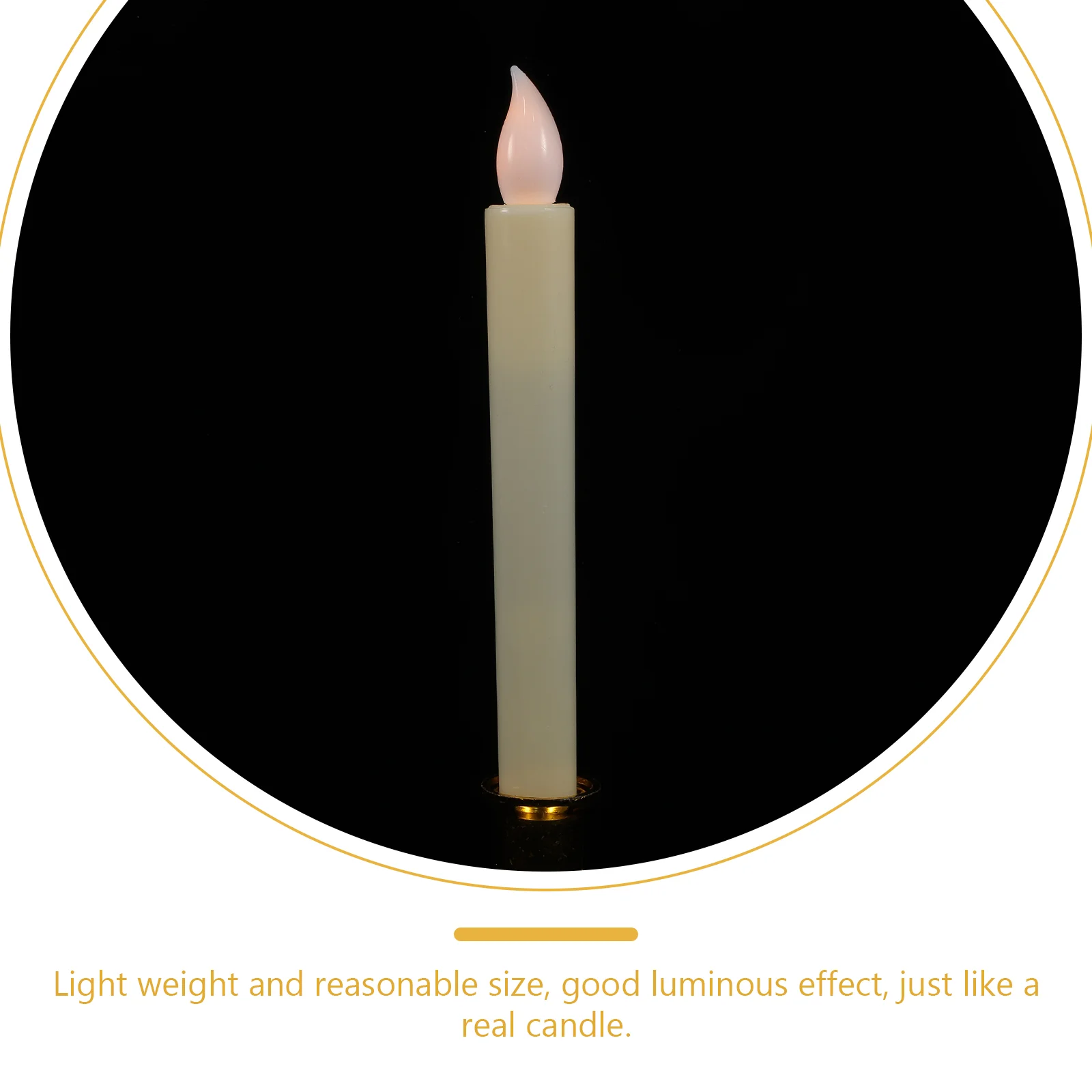 Luces de té sin llama para decoración de Navidad, Candoliers, velas recargables, linterna de Navidad, 2 piezas