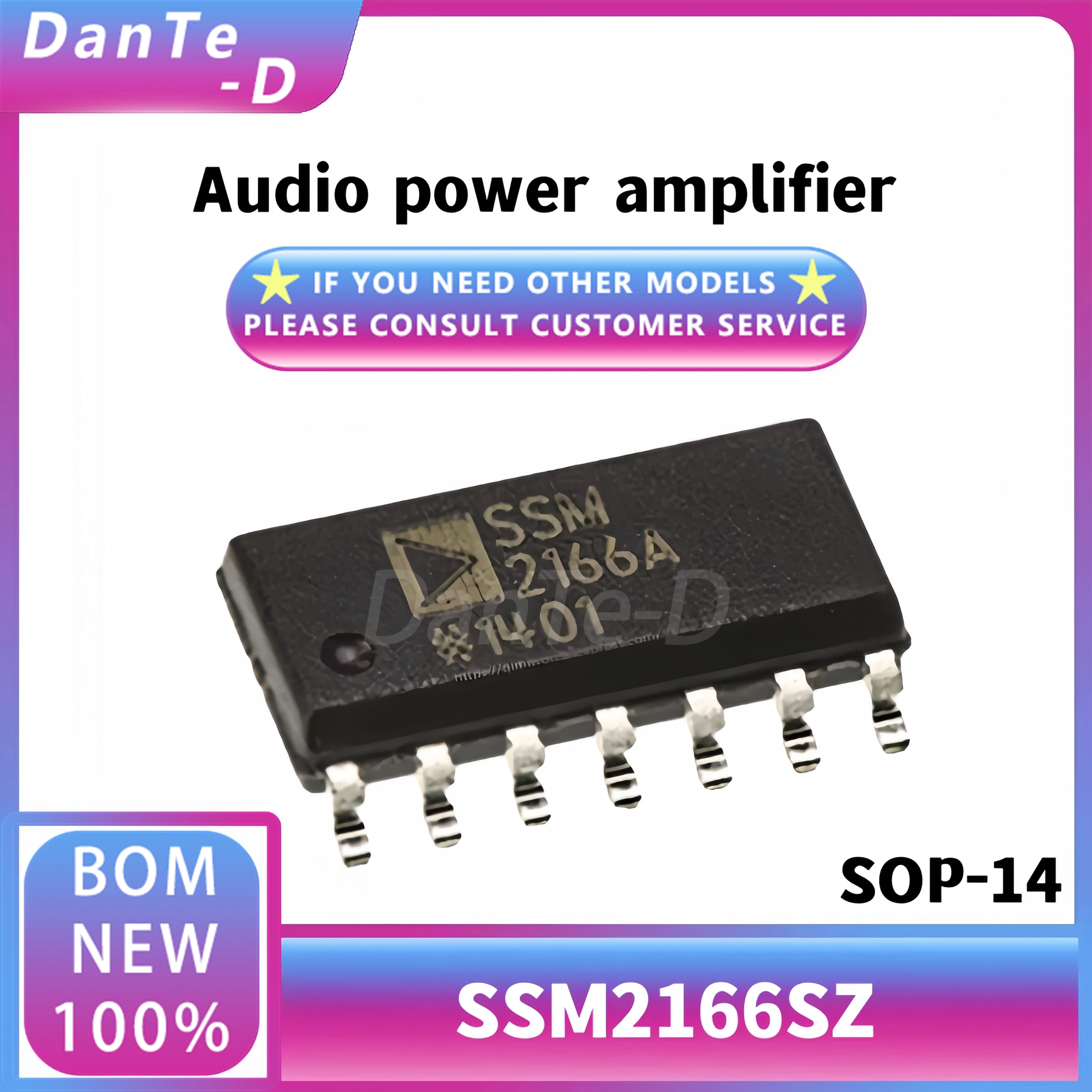 SSM2166SZ New original SSM2166 SOP-14 audio power amplifier chip IC