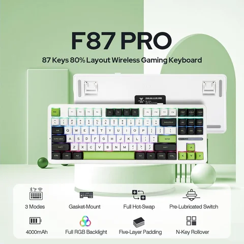 Механическая клавиатура AULA F87 87 клавиш RGB