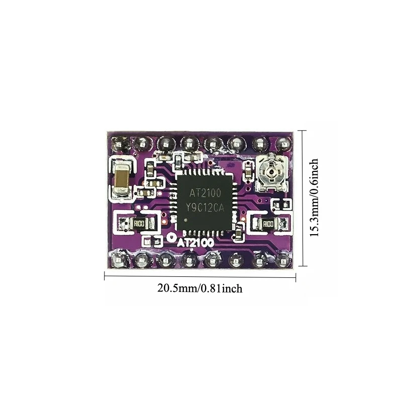 AT2100 Stepper Motor Driver Module Silent Compatible TMC2208 for 3D Printer CNC Reprap RAMPS 1.4 Upgrade