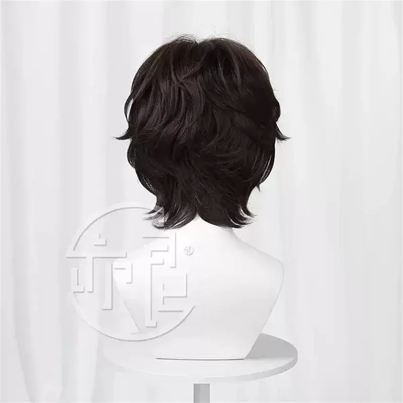 Высокое качество Дазай Осаму косплей парик короткие темно-коричневые термостойкие синтетические волосы Хэллоуин костюм вечерние ролевые парики