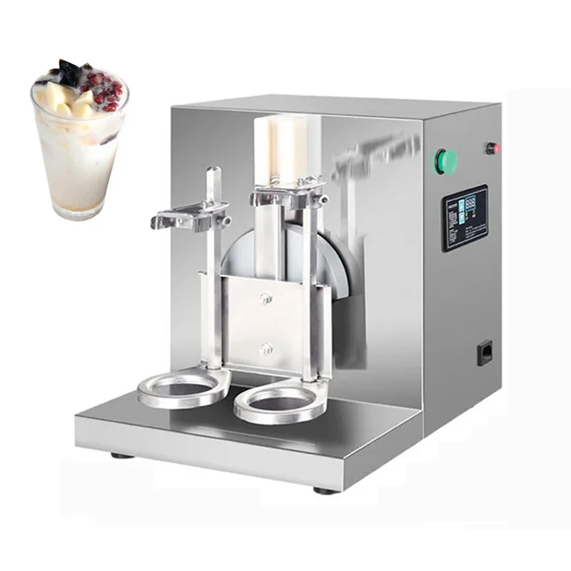 Commercial Boba Tea Shaking Machine Upgrade High Capacity Stainless Steel Double Head Automatic Pearl Milk Tea Shaker