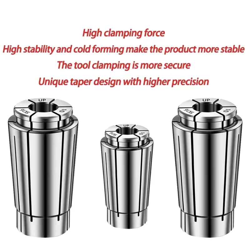 YS SK06 SK10 SK16 SK20 SK25 Chuck Collet Clamp Range 1-25mm SK Collets CNC Machining Center Spring Chuck Collet Tool Holder SK6