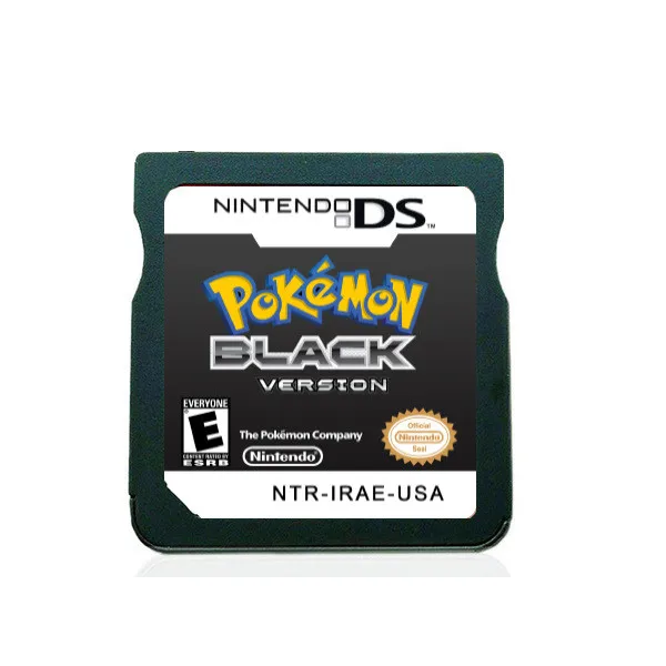 NDS Pokemon Combined Card 3DS Combined Card DS Black and White 2 Gold and Silver Cassette DS Pokemon Game Card