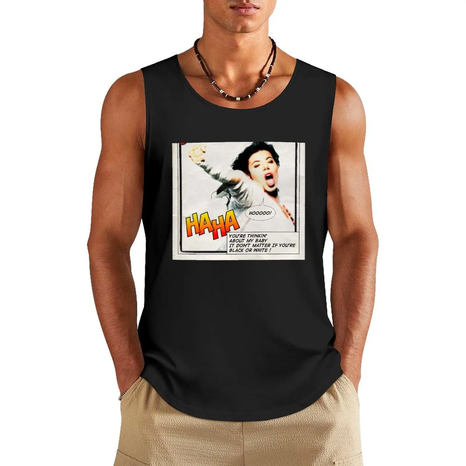 Christopher Gaspar as Michael Tank Top vest for men Vest male