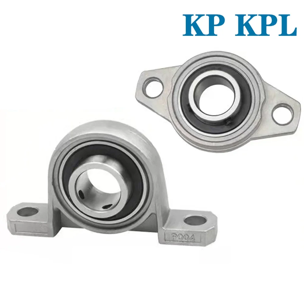 

Bore Ball Bearing Pillow Block Mounted Support Zinc Alloy Diameter 8mm - 20mm KFL08 KFL000 KFL001 KP08 KP000 KP001 KP002 Steel