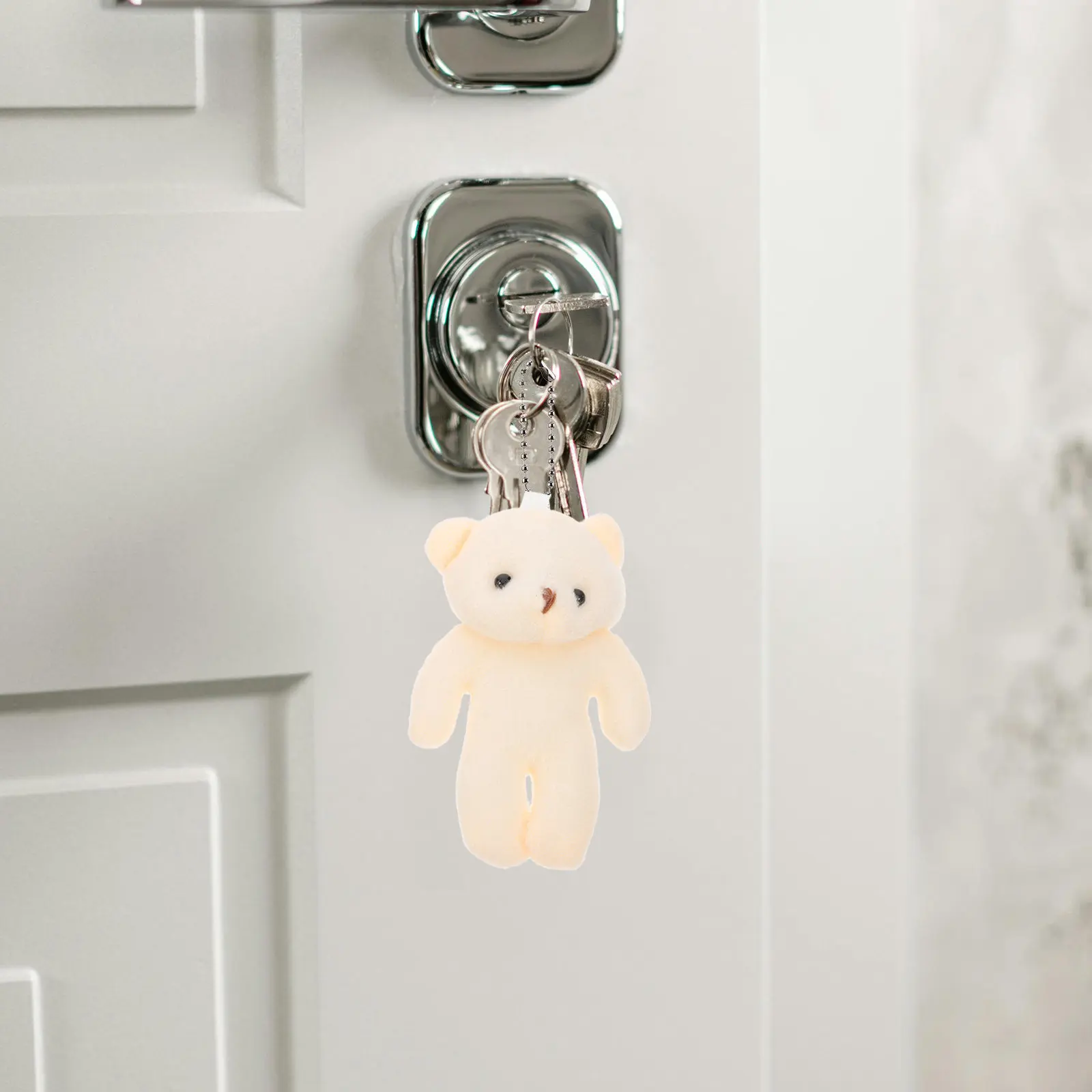 

10 шт. милых мини-подвесок в виде медведей, легкие мультяшные украшения для рюкзаков, сумок, дверей, окон, классов, на день рождения