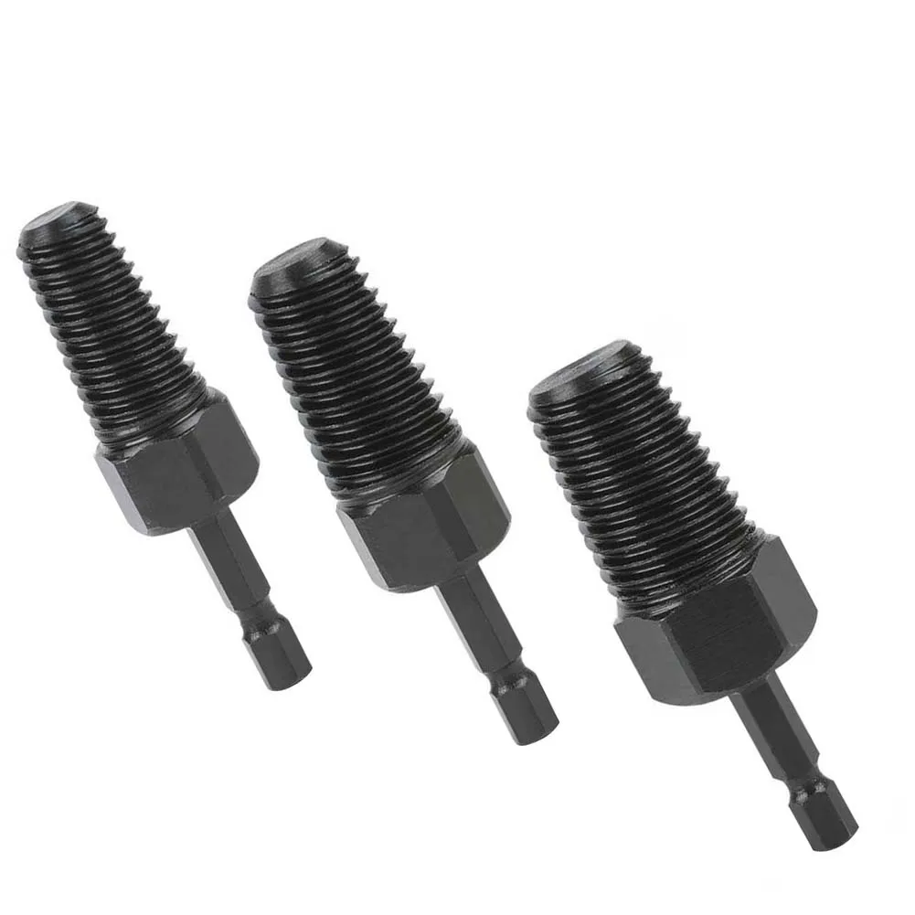 

3pcs Hex Shank Broken Screw Extractor For Plumbing Repair Tool For 1/2 3/4 1inch Hexagonal Broken Thread Extractor Thread Set