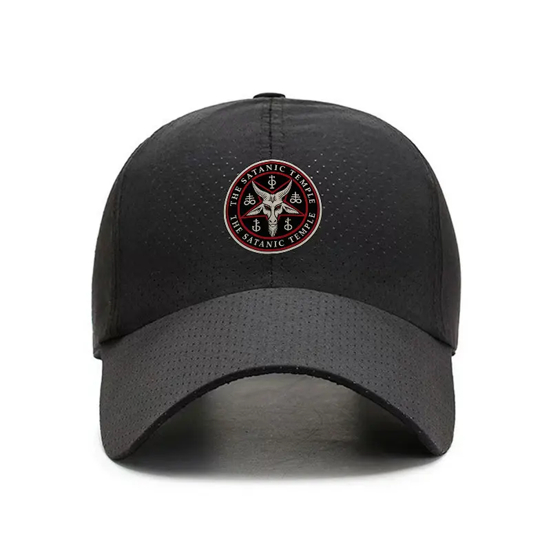 Satanic Temple Baphomet Quick Dry Baseball Cap Outdoor Travel Hat