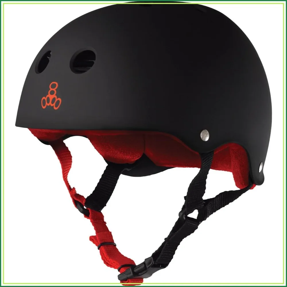 

Sweatsaver Liner Skateboarding Helmet - ABS Shell, Removable Padding, Adjustable Chin Strap, Youth & Adult Sizes
