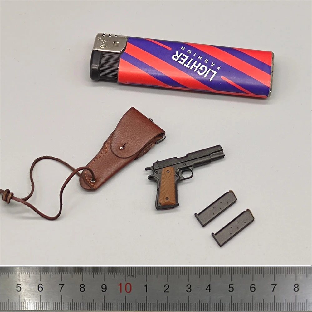 1/6 UJINDOU UD9040 WWII US. Soldier Doll Action The Secondary Weapon Toys Model M1911 Leather Holster Shovel Not Real For Fans