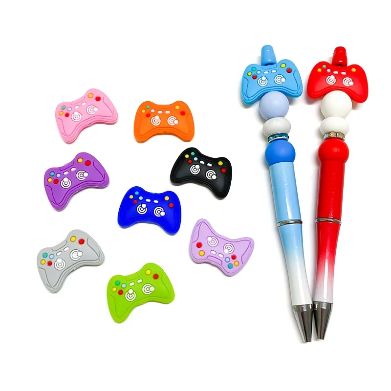 10 Stück Silikon-Baby-Mini-Spiel-Griff-Beißperlen, Gesundheitspflege-Kau-Perlen, Geschenk – Detail 5