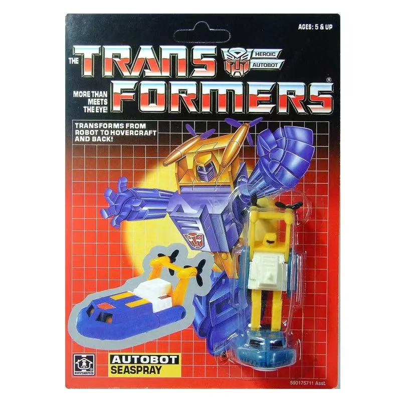 In stock Transformers toys US version G1 84-86 KO Seaspray Model Robot Collection Action Figure Toy Gift Hobby