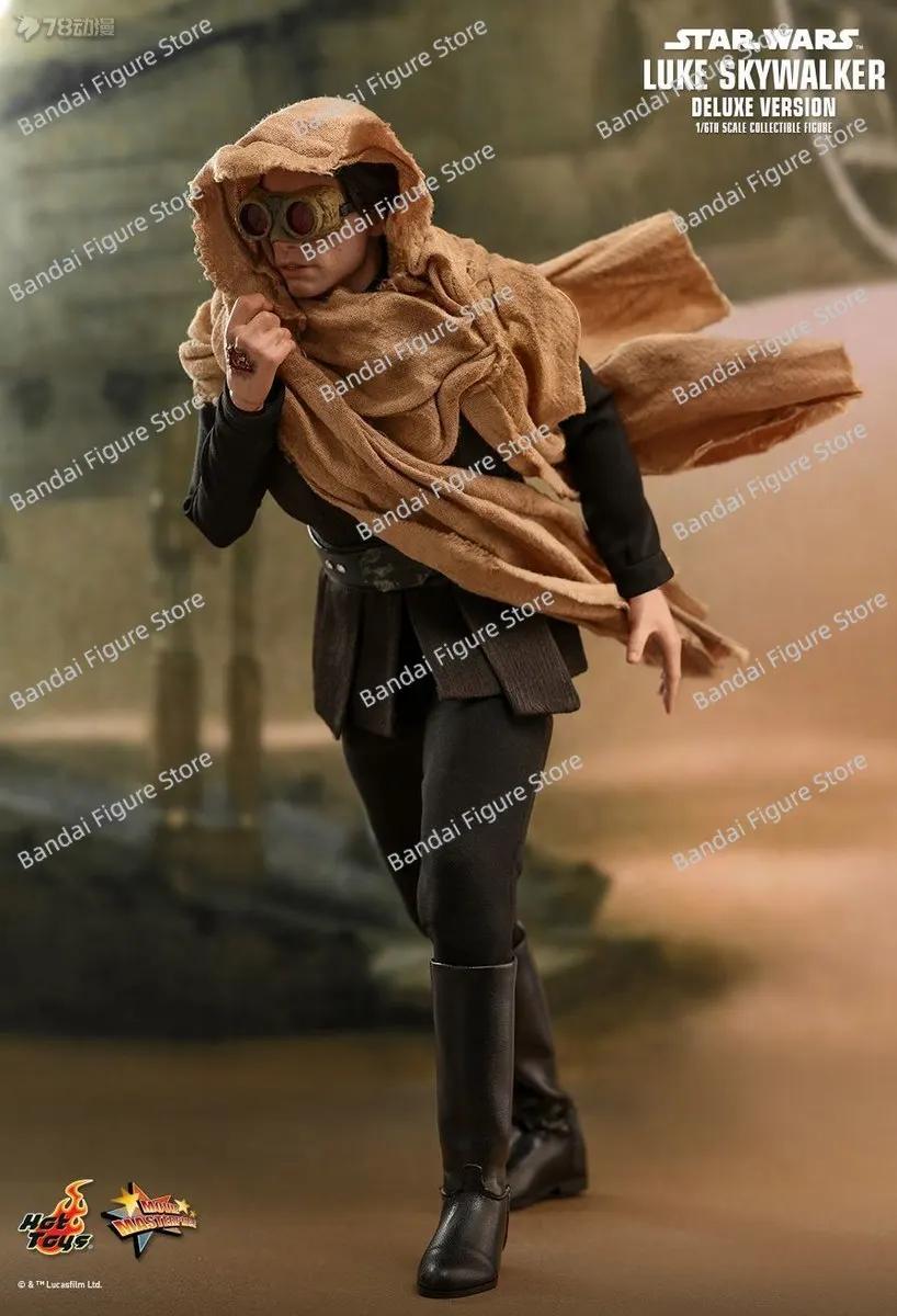 HT HotToys MMS517 1/6 Kolekcjonerska Figurka Luke Skywalker Star Wars Odważny Chłopiec Delikatny 12" Pełny Zestaw Model Żołnierza Prezent