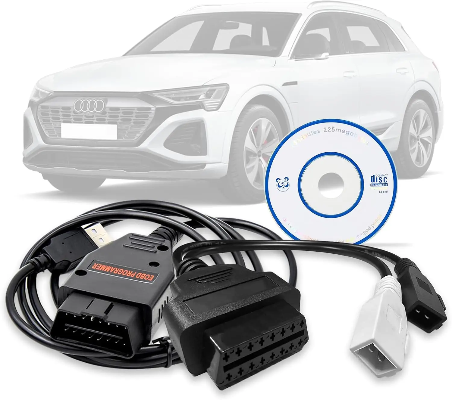 

Кабель OBD2 VAG Galletto 1260 для дизельных и бензиновых автомобилей Audi, инструмент для чтения/записи ECU Flasher
