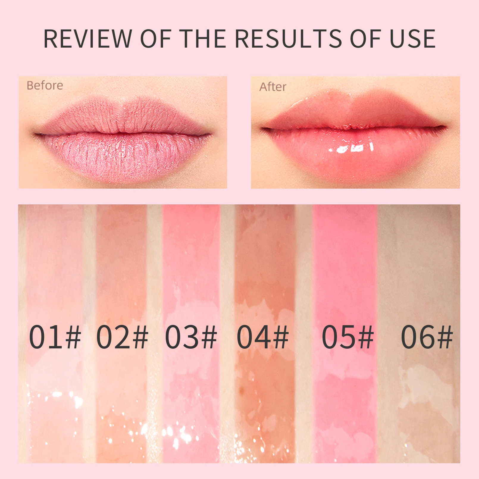 Crystal Jelly Moisturizing Lip Oil Plumping Lip Gloss Makeup Sexy Plump Lip Glow Oil Tinted Lip Plumper