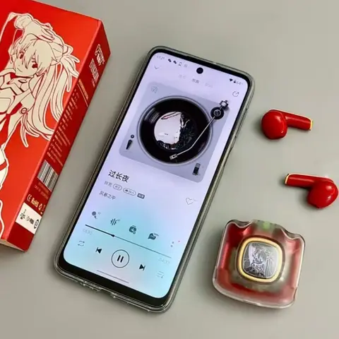 Asuka Neon Genesis Evangelion Eva Trådlösa Bluetooth Allmänna Hörlurar HiFi Stereoljud Brusreducerande Sporthörlurar 8 best sales Hörlurar Evangelion - №6
