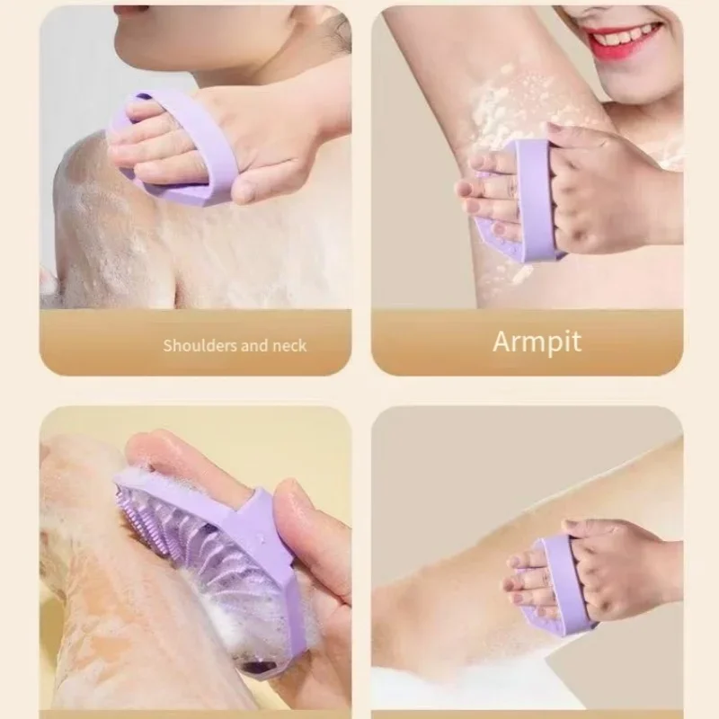 Siliconen gezichtsreinigingsborstel Exfoliërende scrubber Borstel Massage Huidverzorging Miniatuur Schoonheid Douche Gezicht Poriën Reinigingsgereedschap