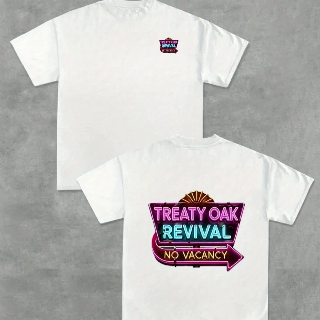 قميص يومي بتصميم كلاسيكي جديد لعام 2025 باللون الأسود النيون والوردي والأرجواني من خشب البلوط بتصميم كلاسيكي ثقيل الوزن لمهرجان الموسيقى غير الرسمي على الطراز القديم #2