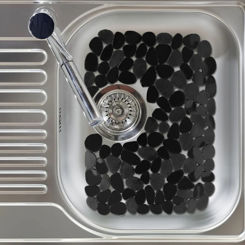 

2Pcs Heavy Duty PVC Kitchen Sink Pad Anti-Skid Drain Mat for Home Kitchen Sink Protection Dish Drying and Utensil Safety