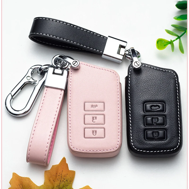 Latest Style Black Pink Car Key Case For Lexus CT200H ES350 GX400 GS350 IS250 RC350 RX300 LX570 NX300h 450 Smart Remote Control