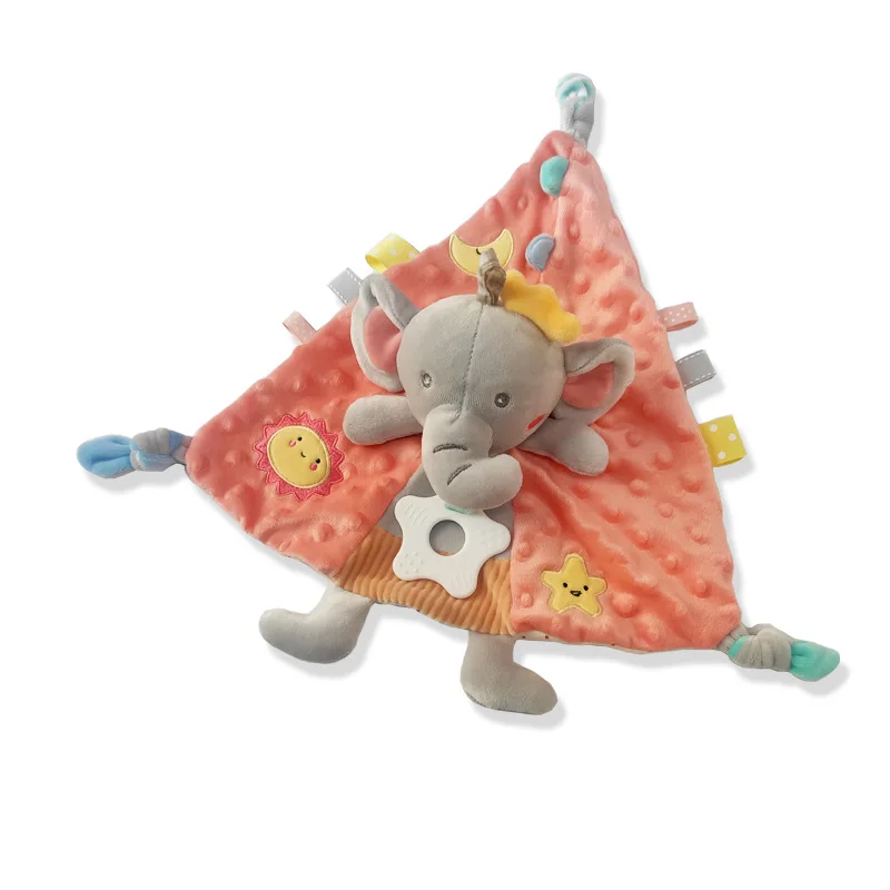 Baby Toy 0-1 Year Old Soothing Towel Baby Sleeping with Doll Can Be Imported Soothing Doll Infant Toy Rattle