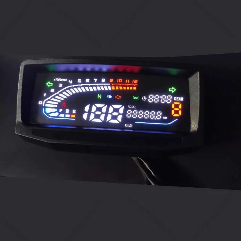 Modifications Electric Motorcycle LCD  TFT Display Screen Speedometer for Motorbike Upgrades Aftermarket Accessories