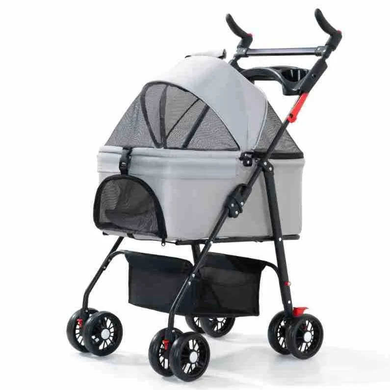 carrello-per-cani-e-gatti-passeggino-leggero-pieghevole-per-viaggi-all'aperto-design-orsacchiotto-trasportino-per-animali-di-piccola-taglia