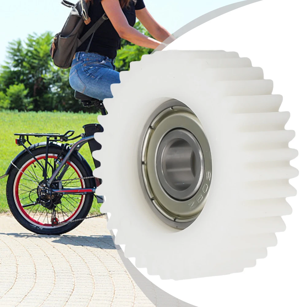 3PCS Bicycle 36 Teeths Gear White Nylon Teeth E-Bike Wheel Hub Motor Planetary Gears Bearing Bike Accessories For Bafang Motor